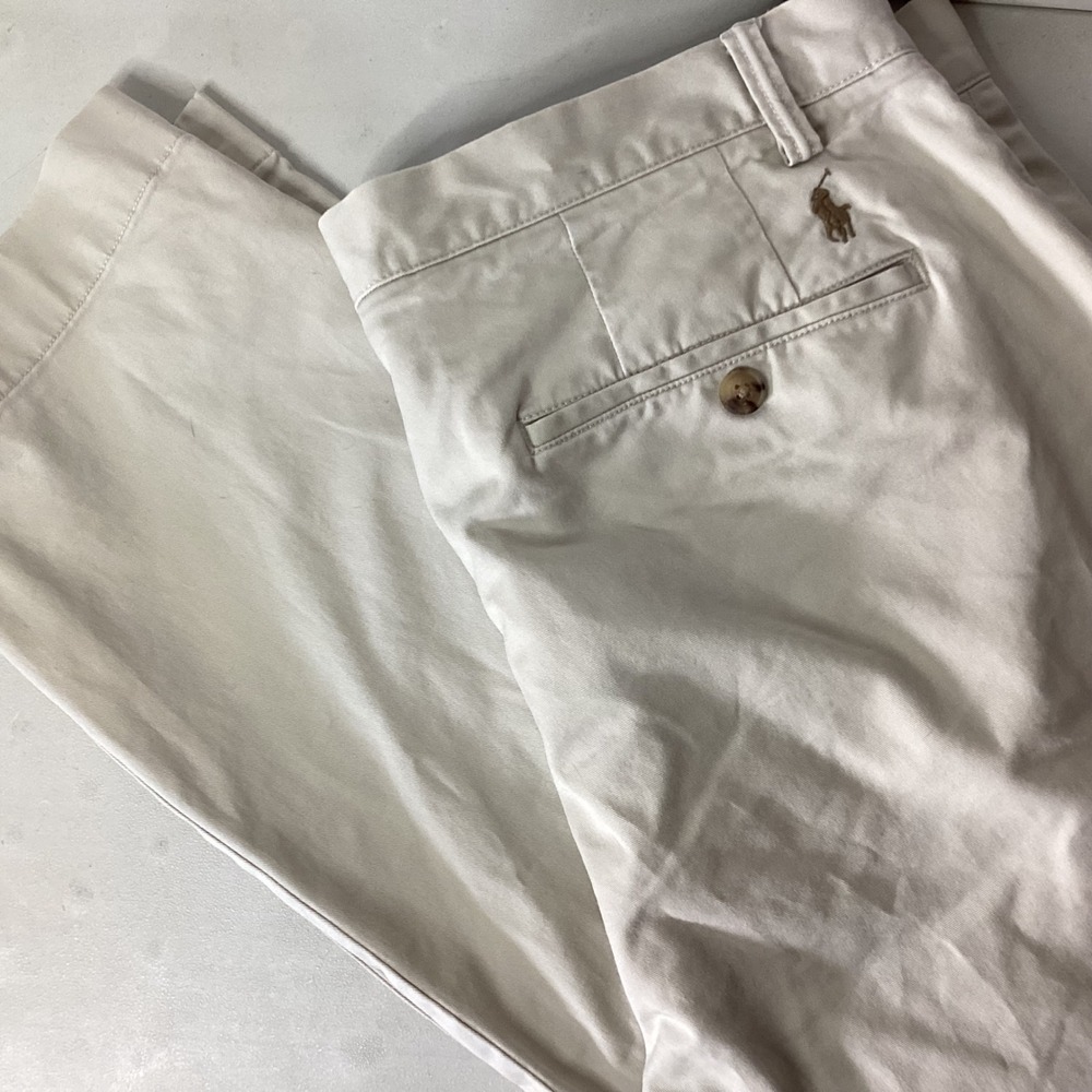 Polo Ralph Lauren Mens Classic Fit Chino Pants Beige Size‎ 36x30 - Picture 13 of 14